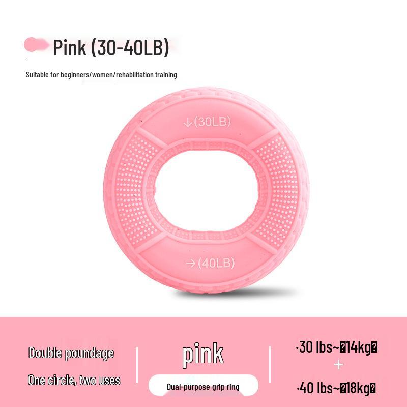 Silicone Dual Resistance Grip Ring for Hand Strengthening and Rehab