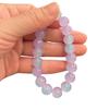 Beads Bracelet Contrast Color Elastic Rope Handmade Polishing Faux Crystal Beaded Bracelet Jewelry Accessories