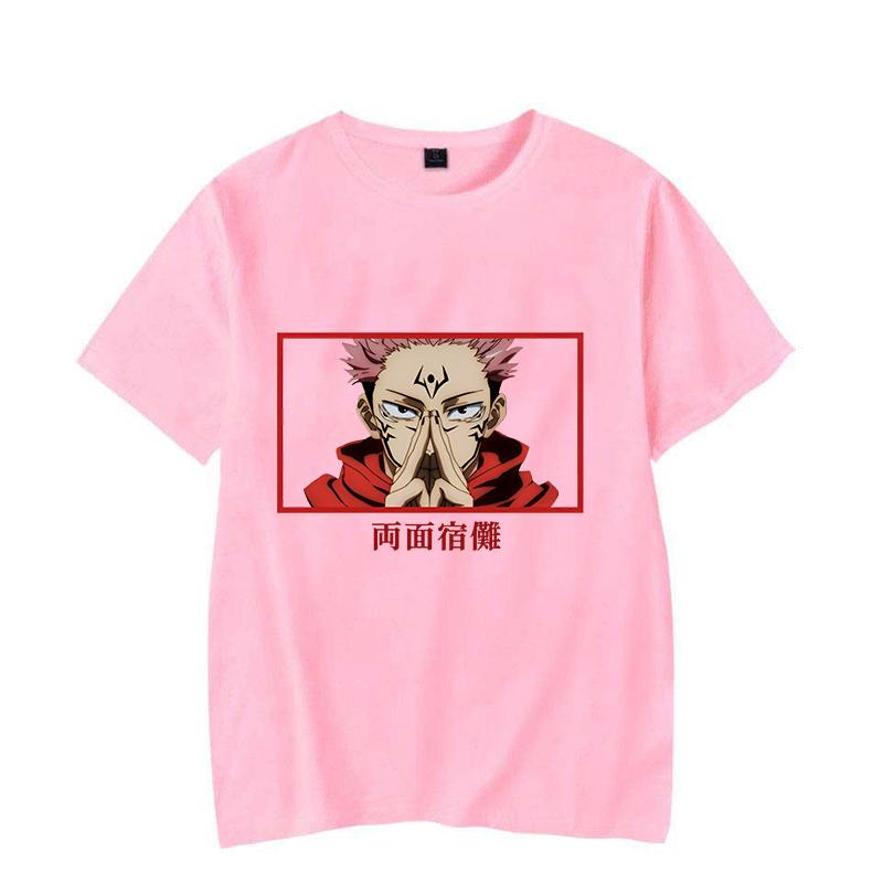 Hot Anime Ryomen Sukuna Print T-shirt Summer Casual Loose T Shirt Women Men Harajuku Shirts