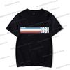 Harajuku 1980 To 1989 Year Streetwear Men Short Sleeve Established 1985 T-shirt O-neck  Women Birthday Gift Fashion Tshirts