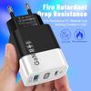New 33W GaN USB Charger with QC 3.0 & PD, Supports 9V & 12V Fast Charging - US/EU Standard.