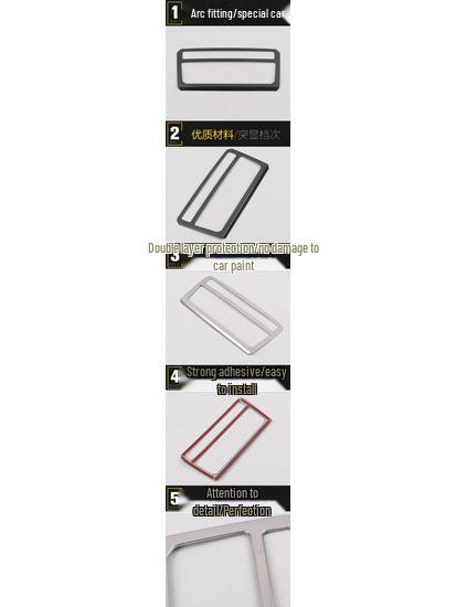 19 T-CROSS Konsolenknopf Zierring für Schaltereinstellung