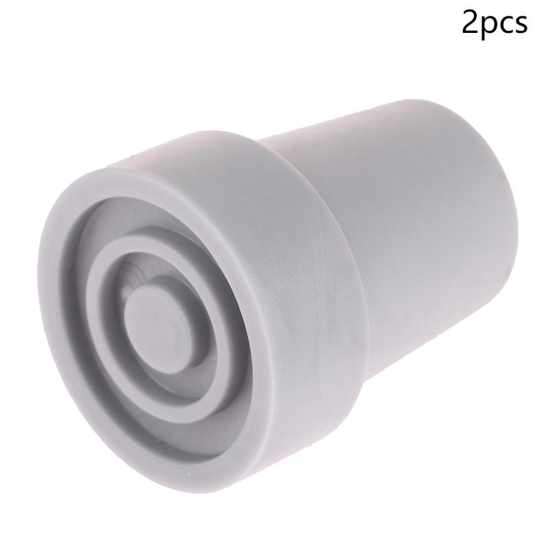 19Mm Antiskid Rubber Crutch Tip Pad Durable Rubber Anti-Slid Heavy Duty Canes Replacement For Walking Stick Crutch