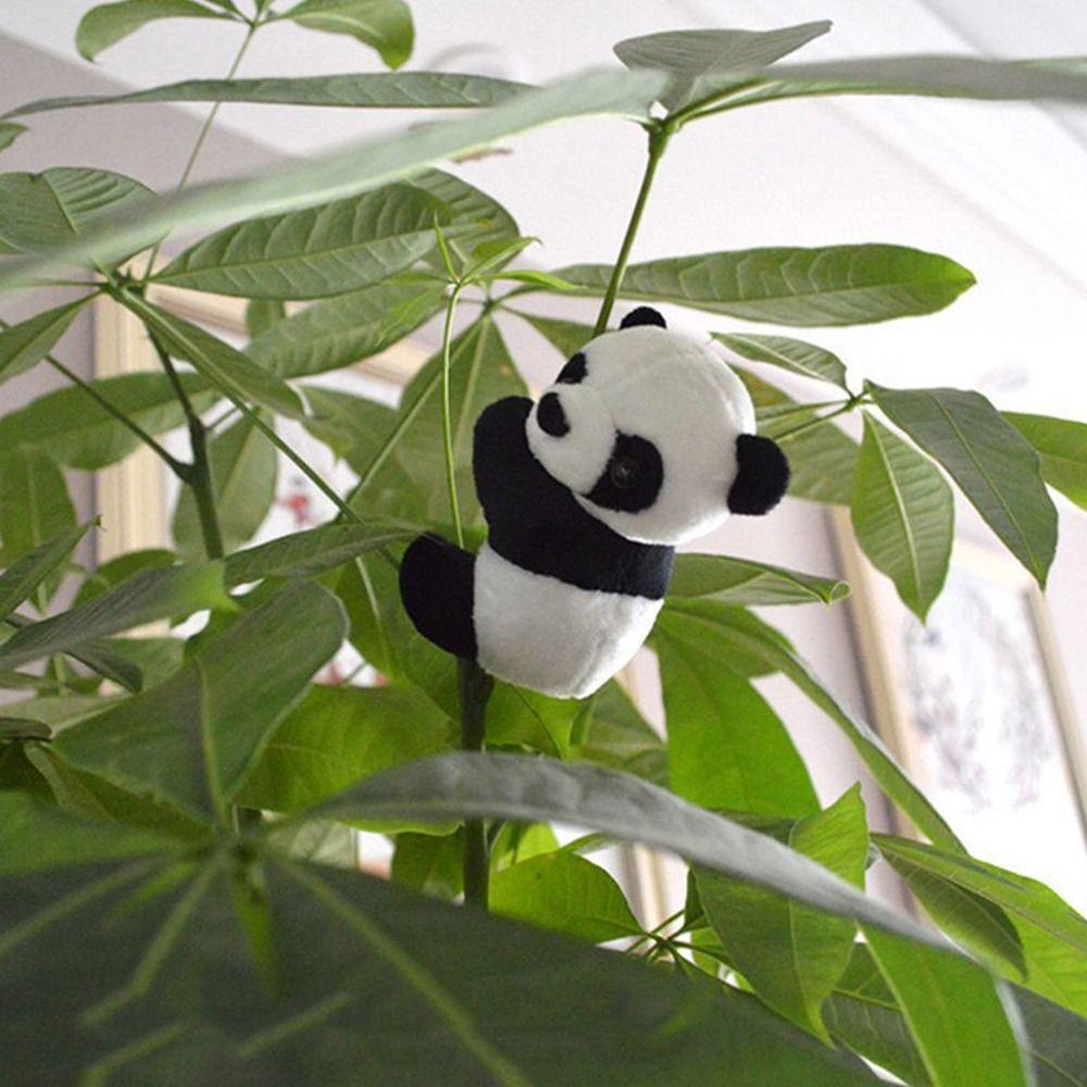 Ornament Home Decoration Curtain Clamp Stuffed Doll Plush Animal Toys Mini Hugging Panda Clip
