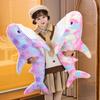 Non-Toxic Plush Whale Soft Toy Stuffed Colorful Shark Plushie Aquatic Animals Doll Huggable Ocean Plush Toy