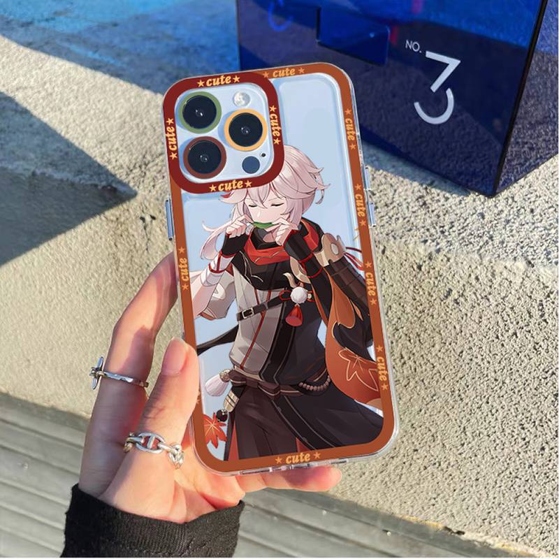 Genshin Impact Kaedehara Kazuha Phone Case for iPhone 11 12 13 Mini Pro Max 14 Pro Max Case Shell