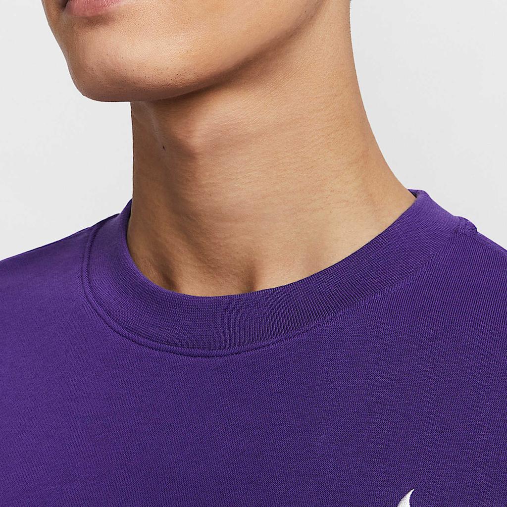 New Nike Club TEAM Sweatshirt Men's Garden Purple IB8825-547