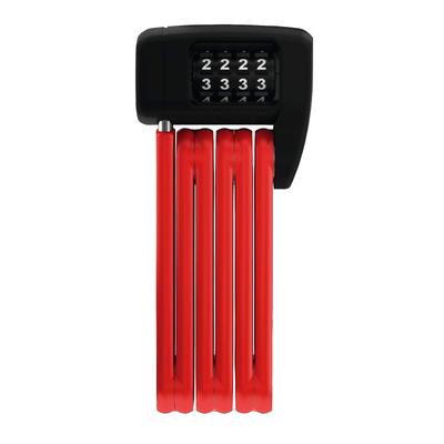ABUS Reliable German Bicycle Key Foldable Rust Resistant Lightweight Folding Lock Blade Lock Dial Type Available In 3 Colors Security Level 7 BORDO