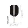 Lightweight Pickleball Racket for Elastic Rotation Control Black