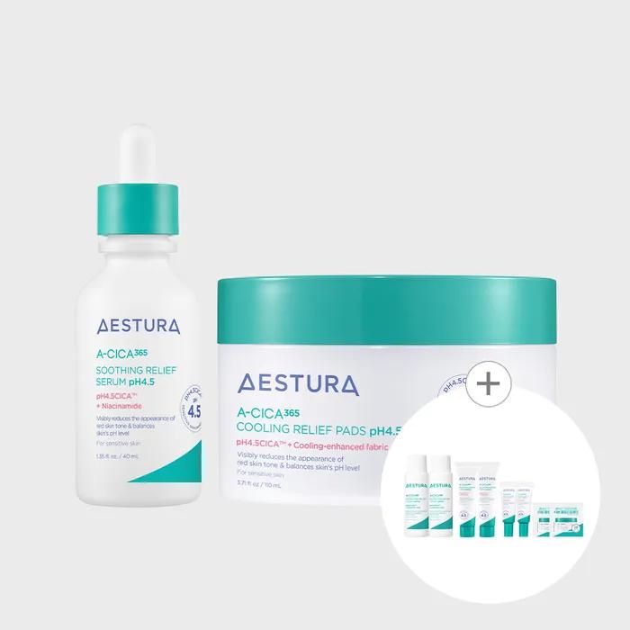 Acica 365 Serum 40ml + Acica 365 Pad 60 Sheets Duo