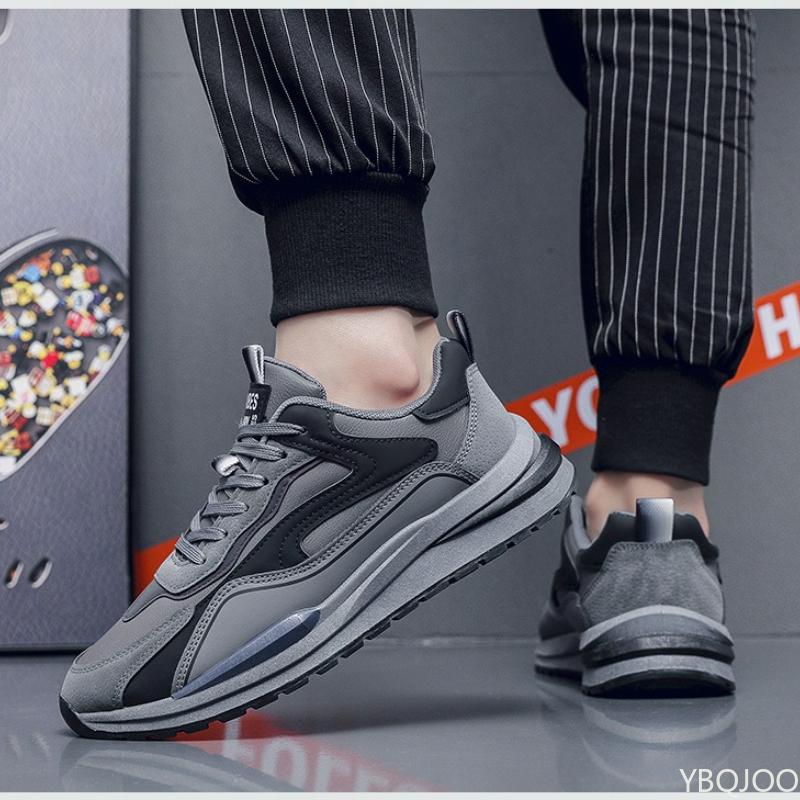 Fashion Spring New Breathable Casual Fashion Running Sneakers Trendy Versatile Thick Bottom Simple Comfortable Men's Trendy Shoes