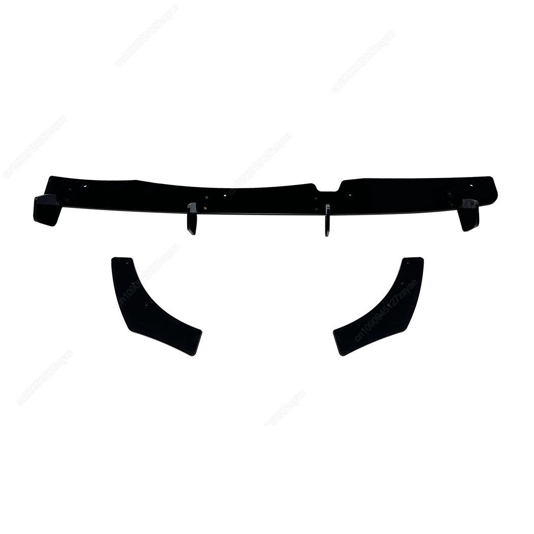 

4 Fins Rear Bumper Diffuser For Volkswagen VW Polo MK6 GTI 2017-2021 Hatchback Bodykits Splitter Spoiler ABS Black Tuning чёрный