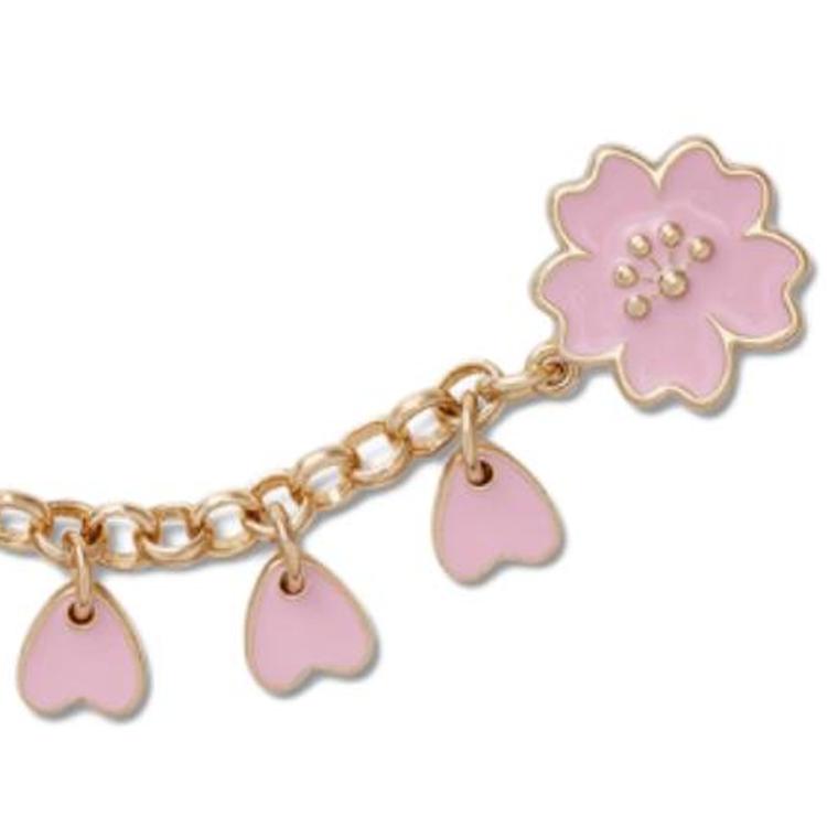 Crocs Blooming Cherry Blossom Chain Zinc Alloy Shoe Accessories Women's Multicolor