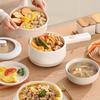 220V 1.6L Electric Cooker Multifunctional Mini Rice Cooker Non-stick Portable Electric Hot Pot With Steamer Cage