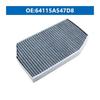 Car Cabin Air Filter Conditioner 64115A547D8 For BMW G60 G70 520d i 523 530e i5 740Li 740d 750e i7 Mild/Plug-in Hybrid xDrive