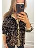 2024 Autumn/Winter Fashion Loose Long Sleeve Sequin Shirt