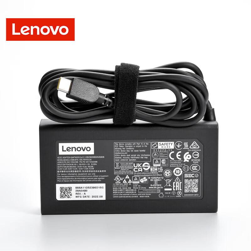 Lenovo Original 100W USB-C Laptop Power Adapter Charger
