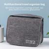1pc Foldable Toiletry Bag Organizer Hanging Storage Bathroom Makeup Case Cosmetic Bag Travel For Travel Business