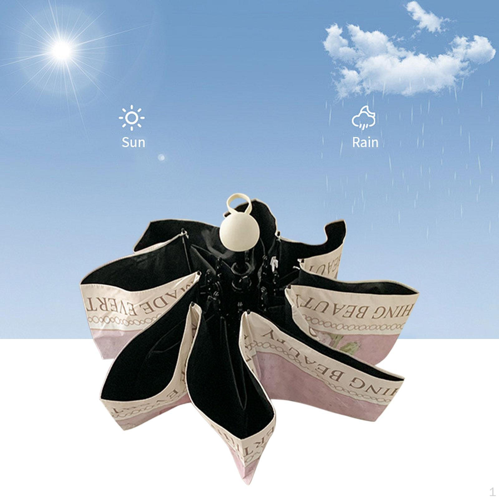 

Компактный складной зонт для путешествий и приключений на природе 5 fold Manual