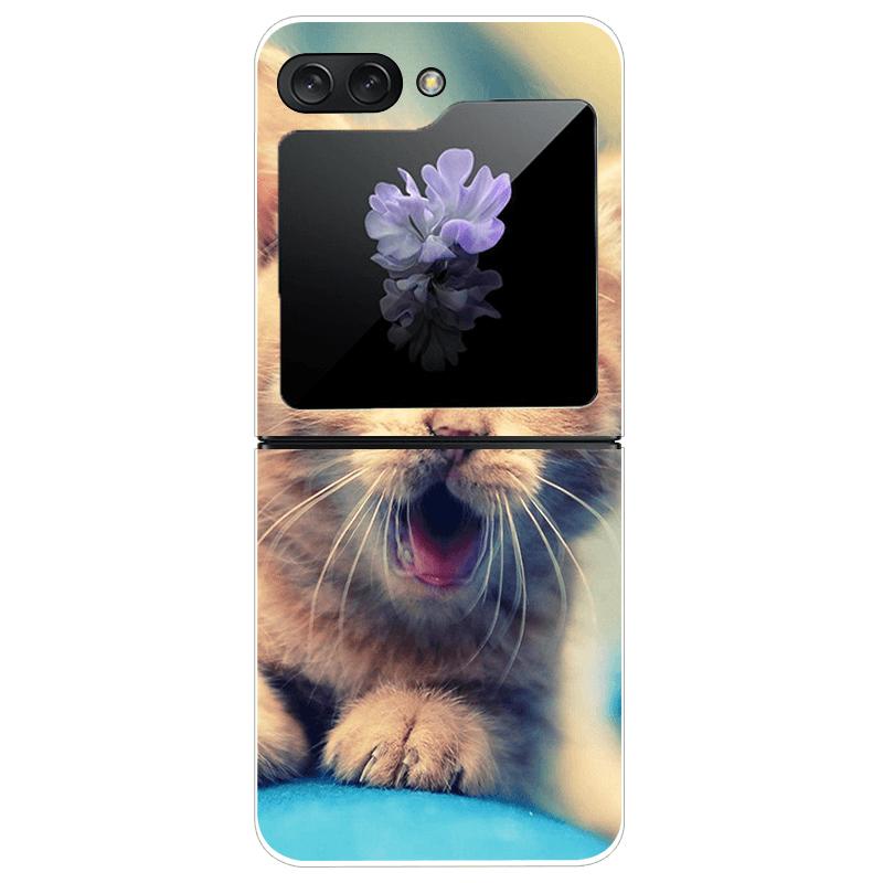 Clear Phone Case For Samsung Galaxy Z Flip7 Fashion Hard PC Silicone Cover For Galaxy Z Flip 7 5G ZFlip7 Transparent Protector