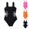 Children Swimsuit Hollow Out Design with Comfortable Fabric Adjustable Shoulder Straps for Girls