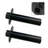 2 Pieces ABS Black Rear Trunk Interior Trim Panel with Butterfly Nut for Ford For Mustang For 2005 2006 2007 2008 2009