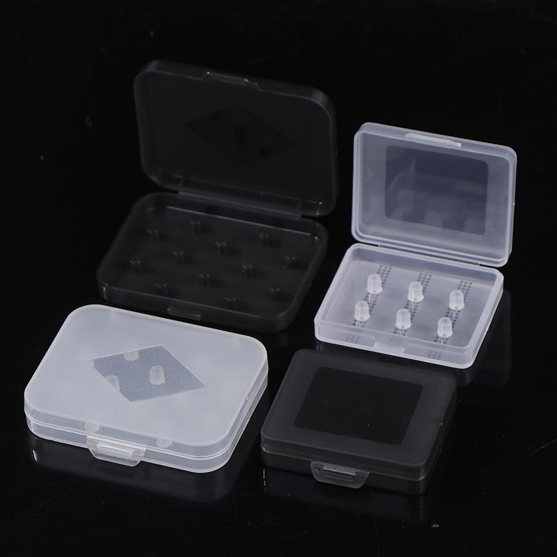 Eartips Plastic Box Earplugs Packing Box Earphone Tips Memory Foam Case Earphone Accessories Organizer Box Storage Bag