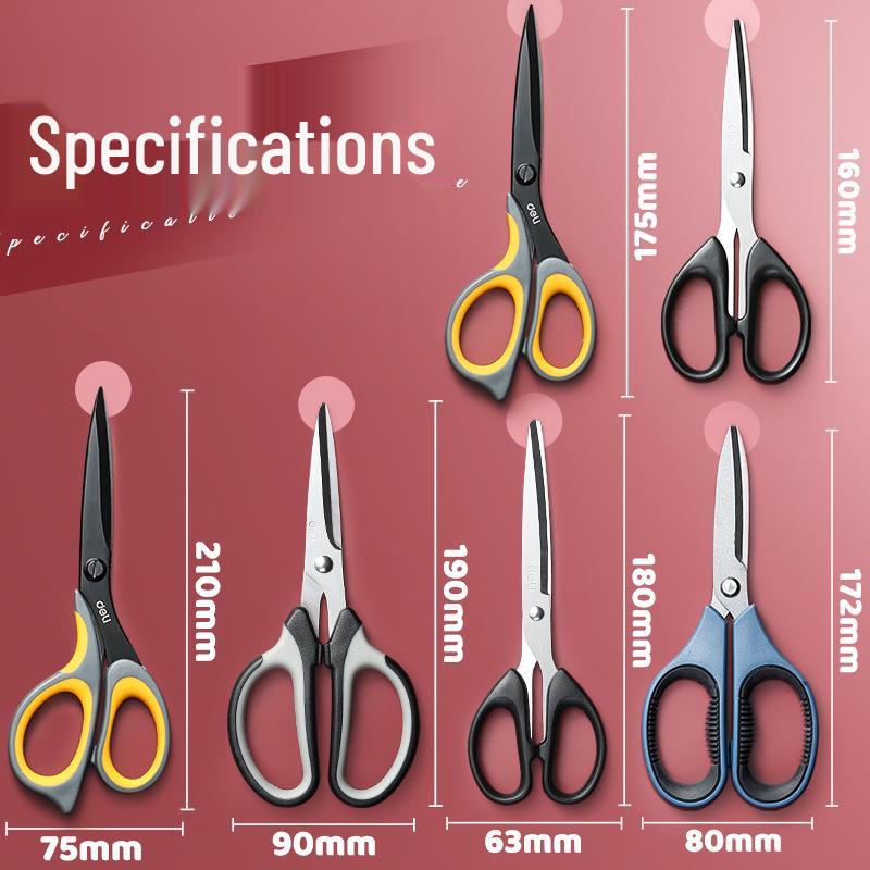Deli 6010 Stainless Steel Craft and Office Scissors: Safe, Sharp Cutting for Home, Sewing, and Paper