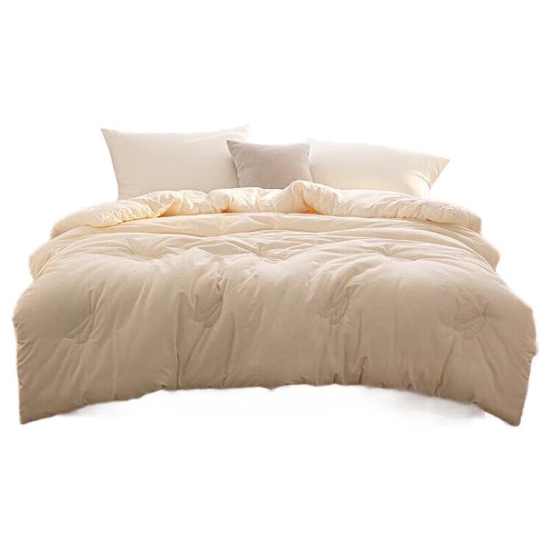 Duoshu Dicke ungefärbte Sojabohnenfaser Winterdecke