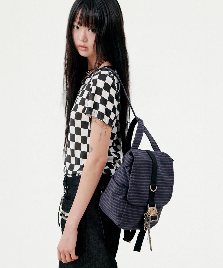 Nillring 5Pm30 Backpack Stripe Mini _ Gray