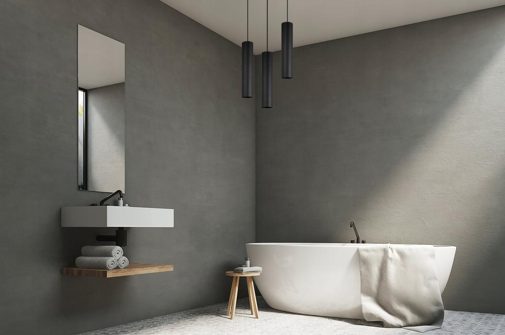 MODERN CEILING HANGING LAMP BLACK LED LAMP