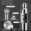 316 Stainless Steel Inner Tank Vacuum All-Steel Thermos Pot for Men, Portable Large-Capacity Thermos Cup for Outdoor Travel and Mountaineering