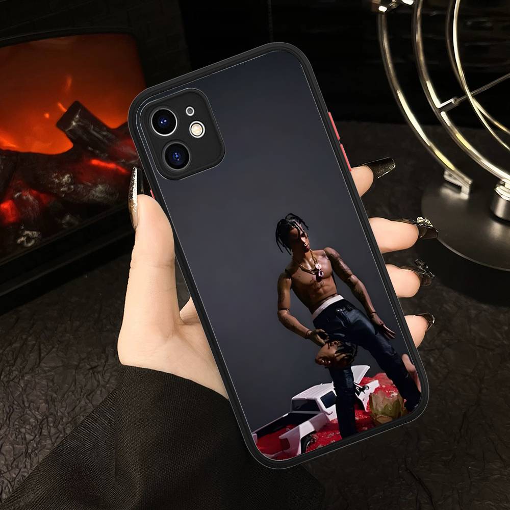 Luxury Travis Scott Cactus Jack For IPhone 16 15 14 Plus 13 12 11 Pro Max X XS MAX Matte Color Aesthetic Phone Cover