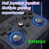 R36MAX 64G 128G Retro Handheld Game Console Linux System 4.0 Inch IPS Screen Portable Video Player Dual Joystick Games Kids Gift
