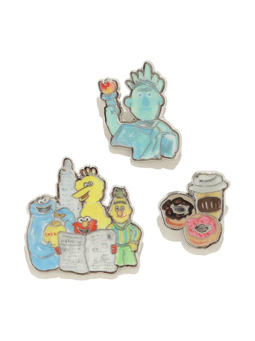 

Sesame Street Market NY Pin Set SSMUGG253438MIXF