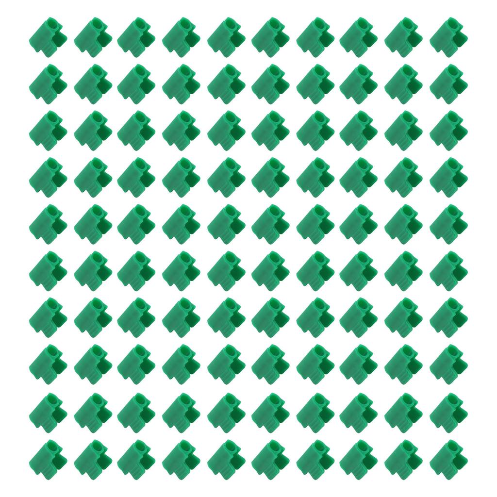 100pcs Greenhouse Clamps Film Row Cover Netting Tunnel Hoop Clip Frame Shading Net Rod Clip Greenhouse Film Clamps