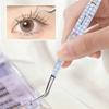 Edelstahl Gebogene Aufkleber Pinzette Antistatisch Wimpernzange Schönheits Make-up Werkzeuge