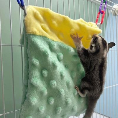Winter Sugar Glider Sleeping Bag Pet Sugar Glider Budgies Warm Hammock Cage Hangings Sleep Sacks Pet Product