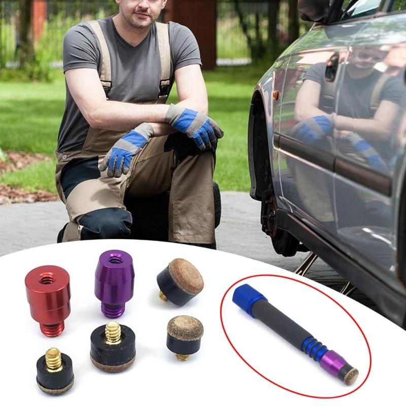 Tap Down Tool Dent Hammer Heads with Tips Pit Removal Hammer Heads Dent Repair Accessories Auto Body Dent Fix Tool