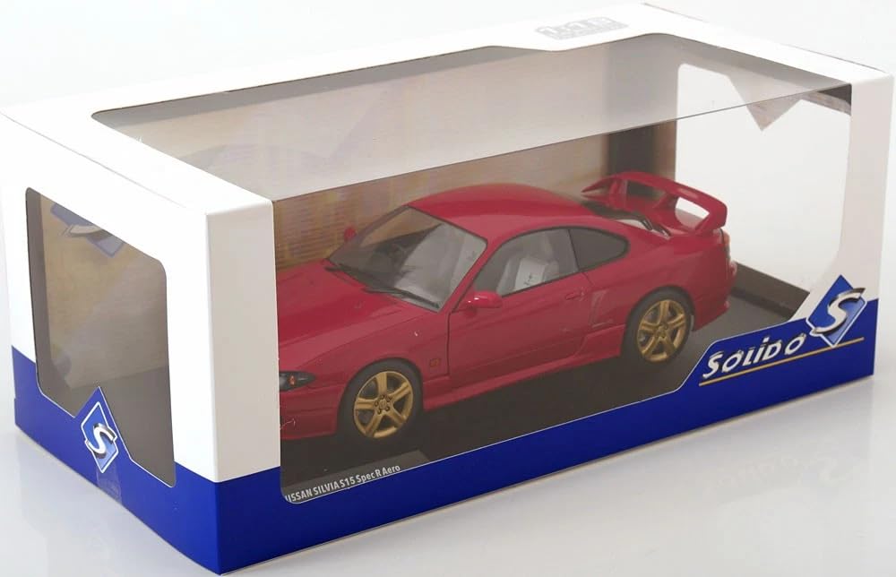 Solido Nissan Silvia S15 Aero 1999 Red SOLIDO Silvia Minicar 1/18 SPEC-R [Used]