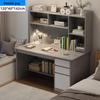 Modern Computer Desk with Bookshelf & Storage for Home, Office, Bedroom & Study Room