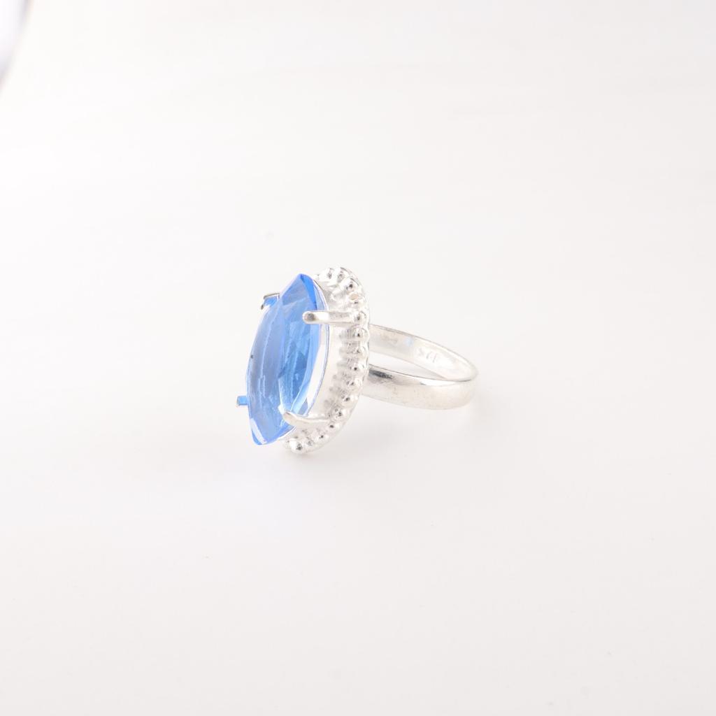 Tanzanite Gemstone 925 Sterling Silver Jewelry Handmade Ring Gift For Birthday RR-64-11