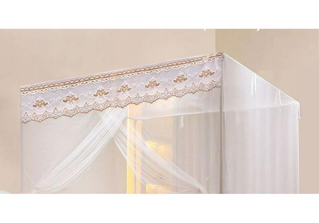 Thickened Floor-Standing Mosquito Net for Beds - Available in 1.0m, 1.2m, 1.5m, and 1.8m Sizes for Dorms and Homes