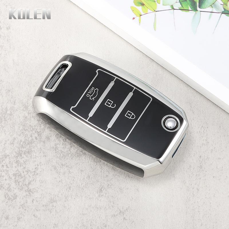

Tpu Car Flip Key Case Cover Shell Fob For Kia Rio 3 K2 Ceed Cerato K3 K5 Sorento Sportage Soul K4 Picanto Optima Forte Stinger