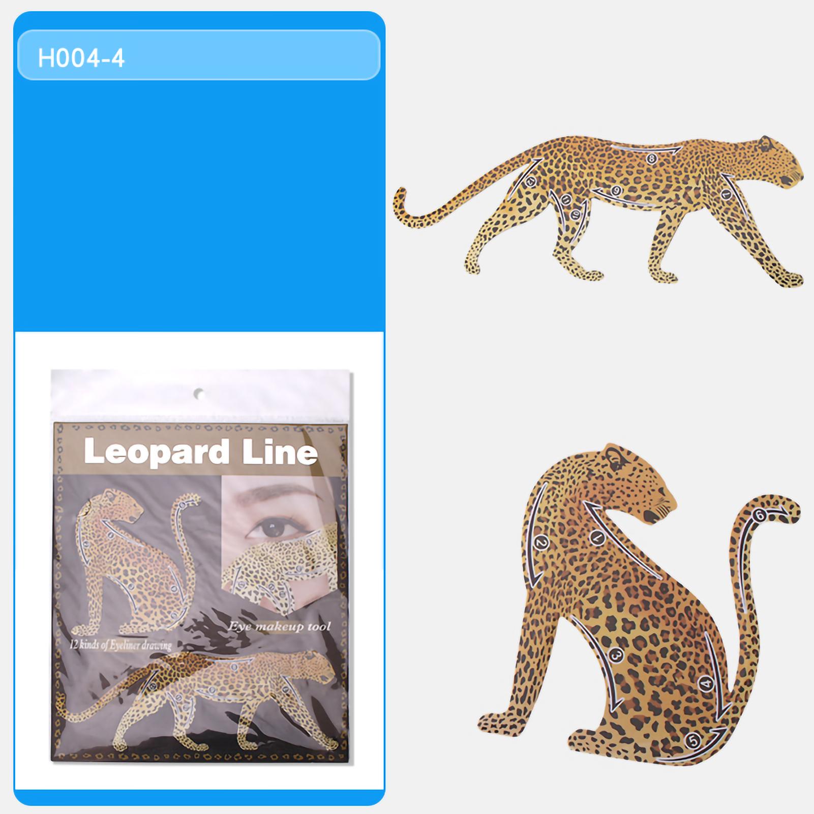 Многофункциональный трафарет для подводки глаз, шаблон для подводки глаз, трафарет для макияжа глаз для вечеринки H004-4