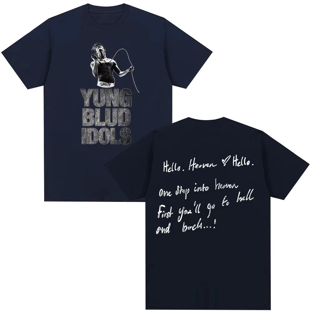 

Yungblud IDOLS Album Tour 2026 T Shirt Men Women Hip Hop Short Sleeve Tshirts Casual Cotton Oversized Tee Shirt Tops Streetwear L