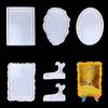 DIY Retro Picture Frame Resin Mold Relief Photo Frame Silicone Mold Epoxy Resin Casting Molds for Home Decorations