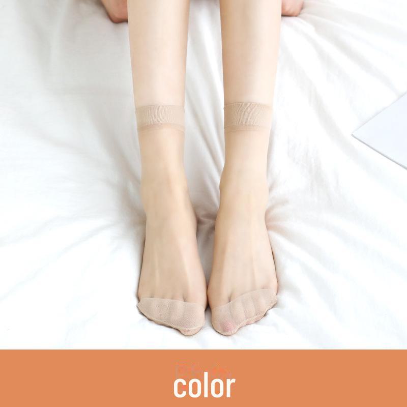 Die Wahl von Fünf-Sterne-Hotels: Langsha Core-Spun Seide Kurze Socken für Damen – Verstärkte Zehen, Perfekt für Frühling & Sommer