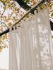 Japanese wooden linen bedroom, homestay, tea house, living room curtains