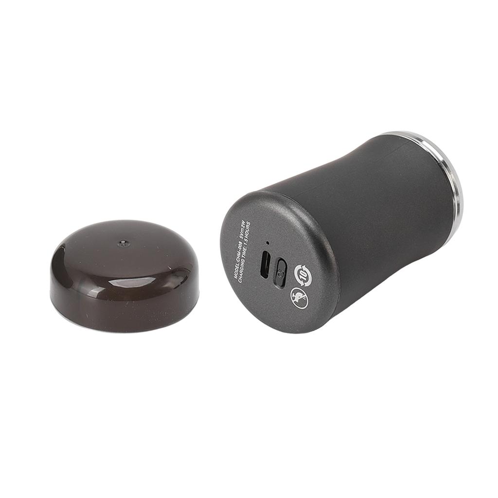 Mini Electric Beard Clipper Portable Washable Beard Knife for Christmas New Year Gifts Black